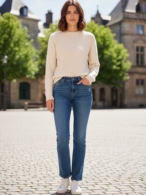 Morrison size 29 straight leg Classic Mid-Rise Blue Jeans — Women